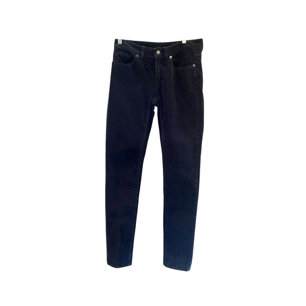PATAGONIA WOMENS FITTED CORDUROY PANTS NAVY BLUE STY# 55055 SIZE 28 (6)